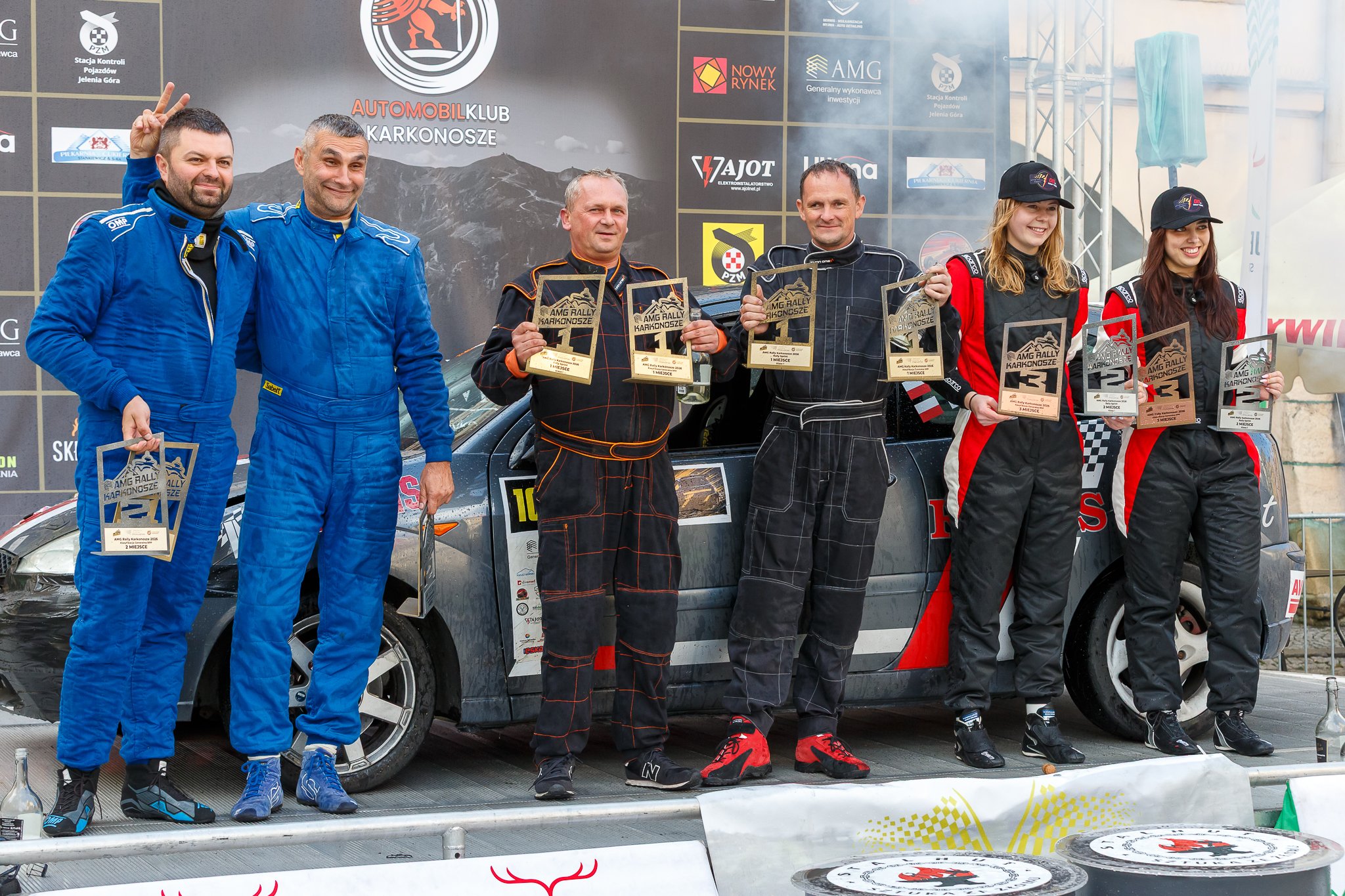 Zakończenie rajdu AMG Rally Karkonosze