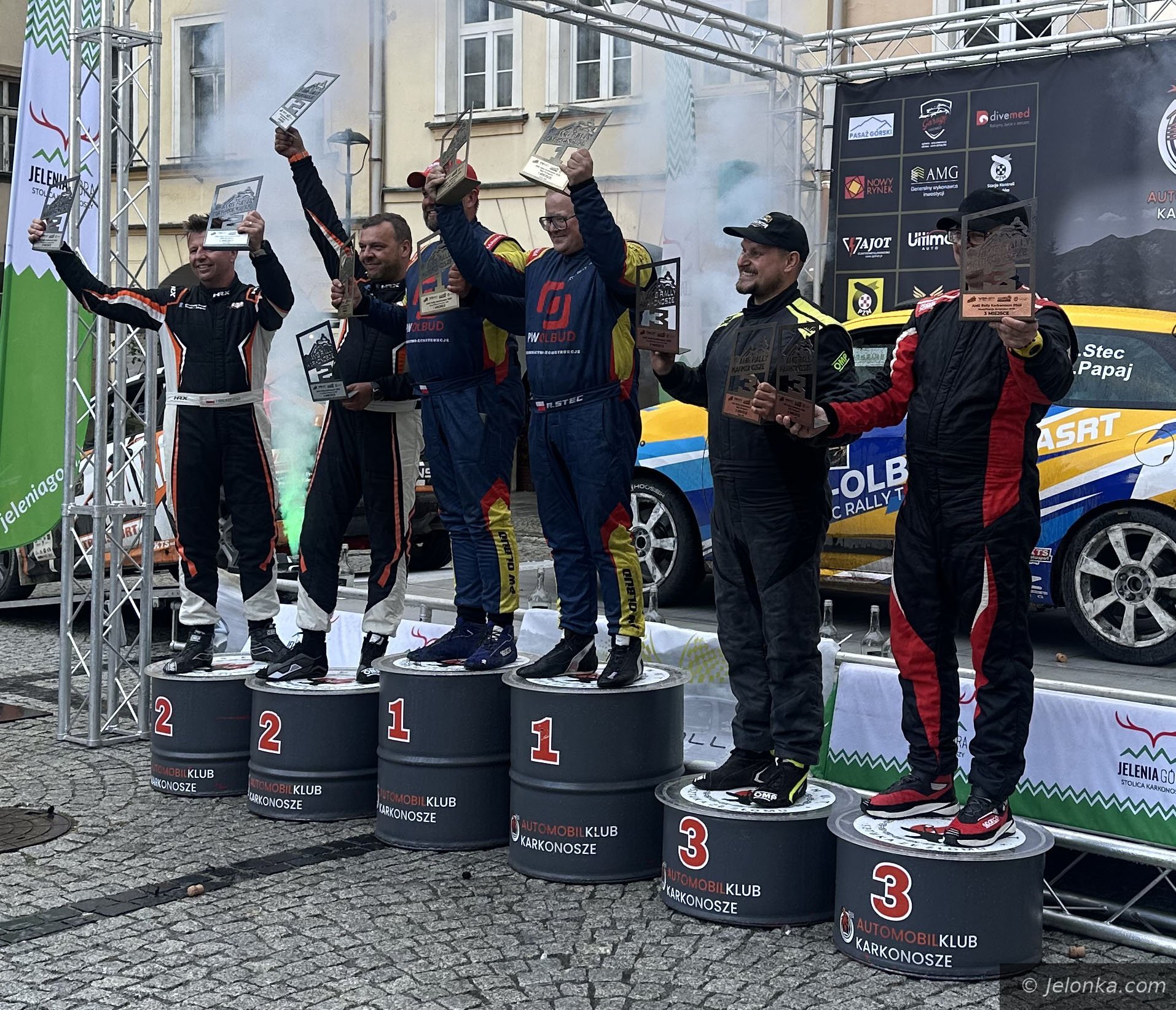 Zakończenie rajdu AMG Rally Karkonosze