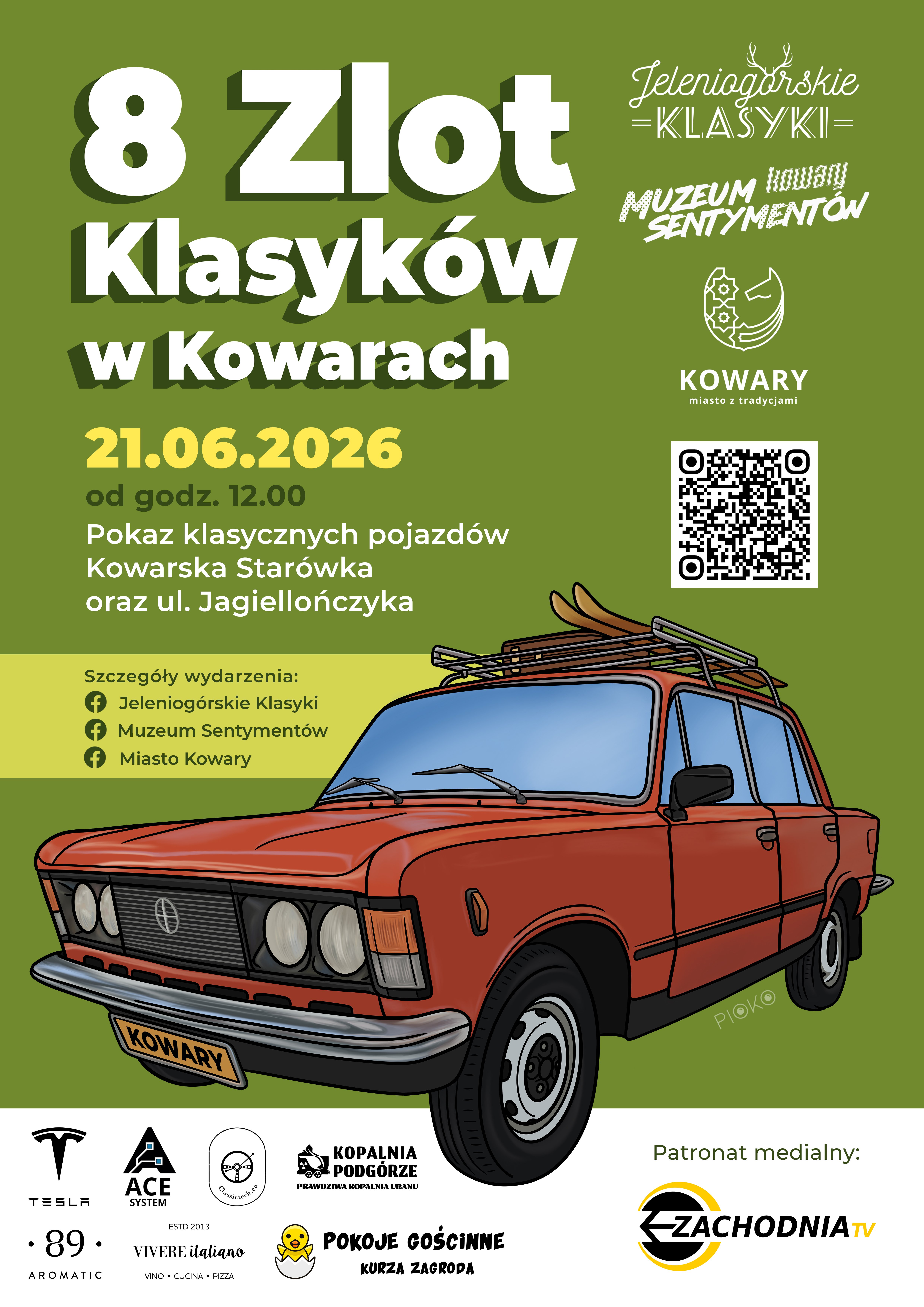 Plakat 8. Zlotu Klasyków w Kowarach
