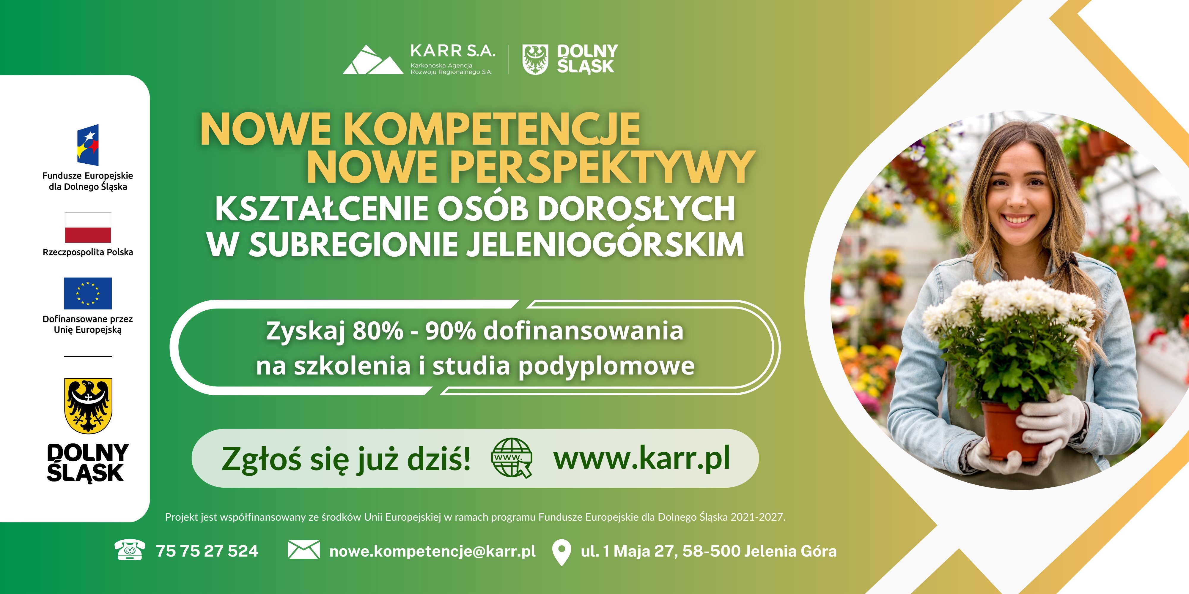 Dofinansowania do szkoleń - nabór do projektu