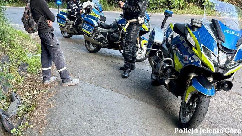 Pijany na hulajnodze zatrzymany