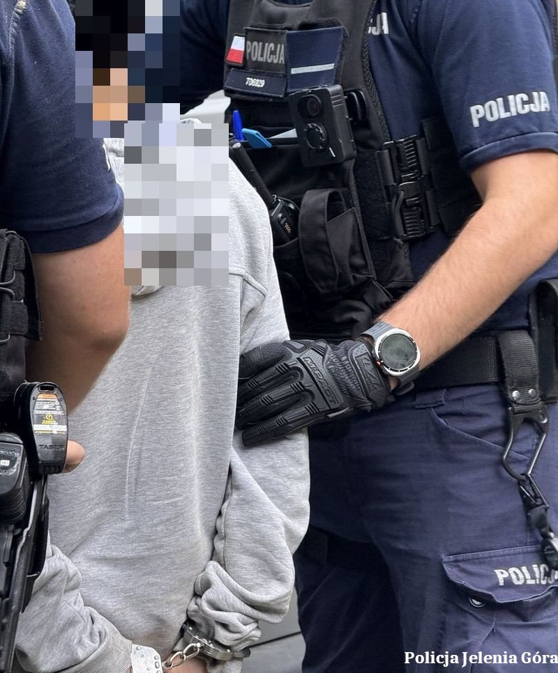Recydywista w rękach policji
