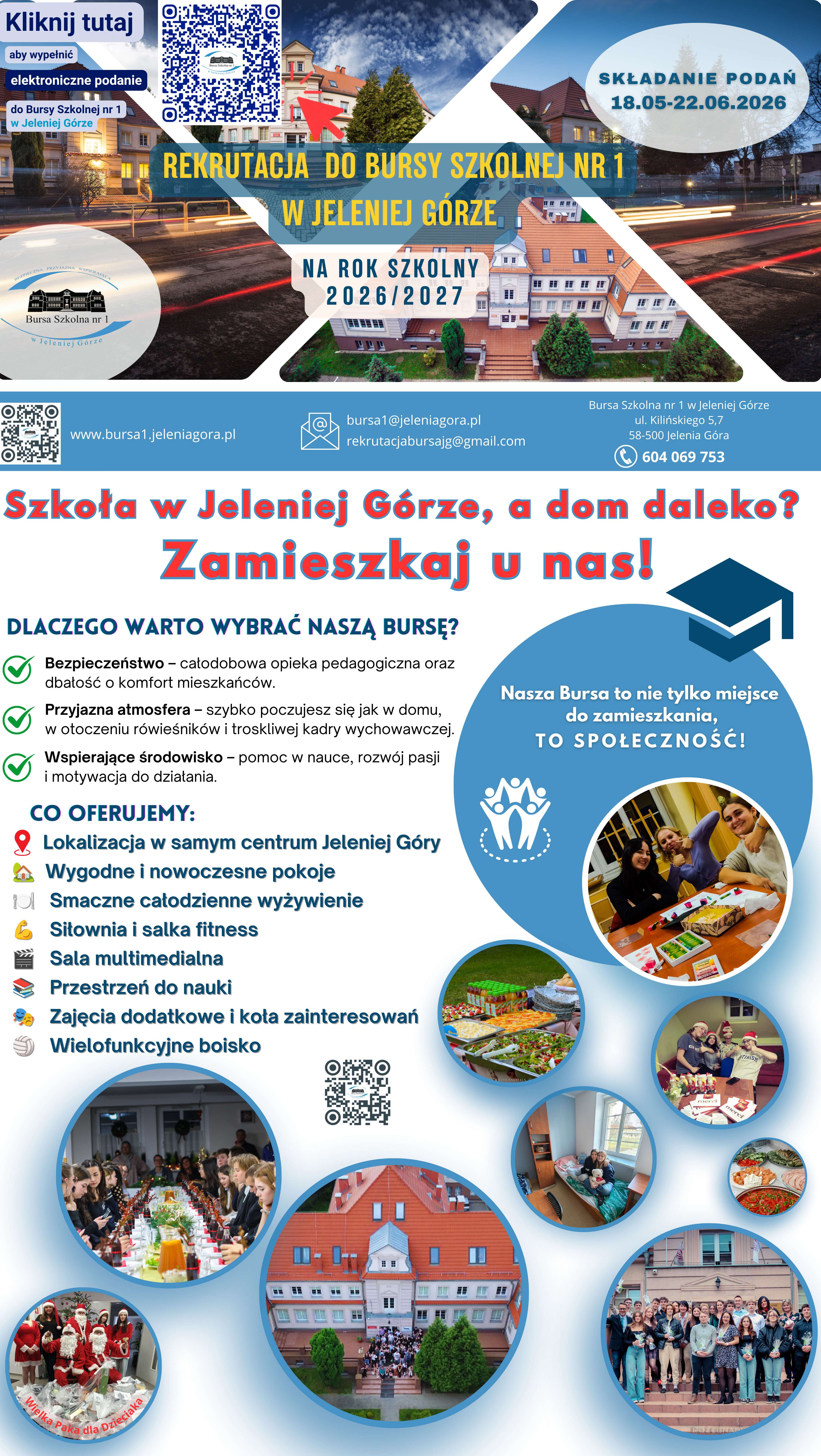 Szkoła w Jeleniej Górze – a dom daleko?  Zamieszkaj w bursie
