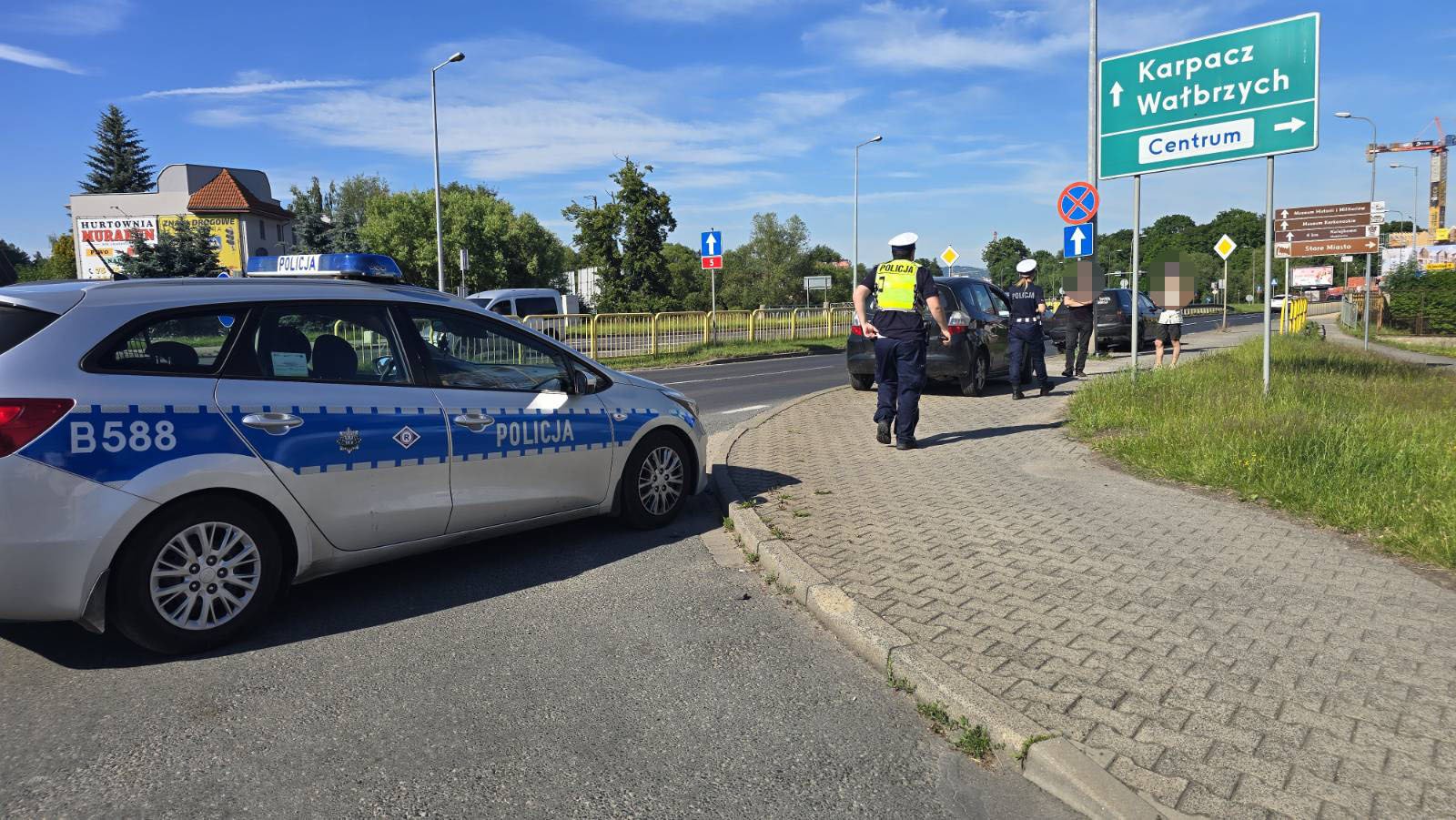 Kolizja na Sobieskiego