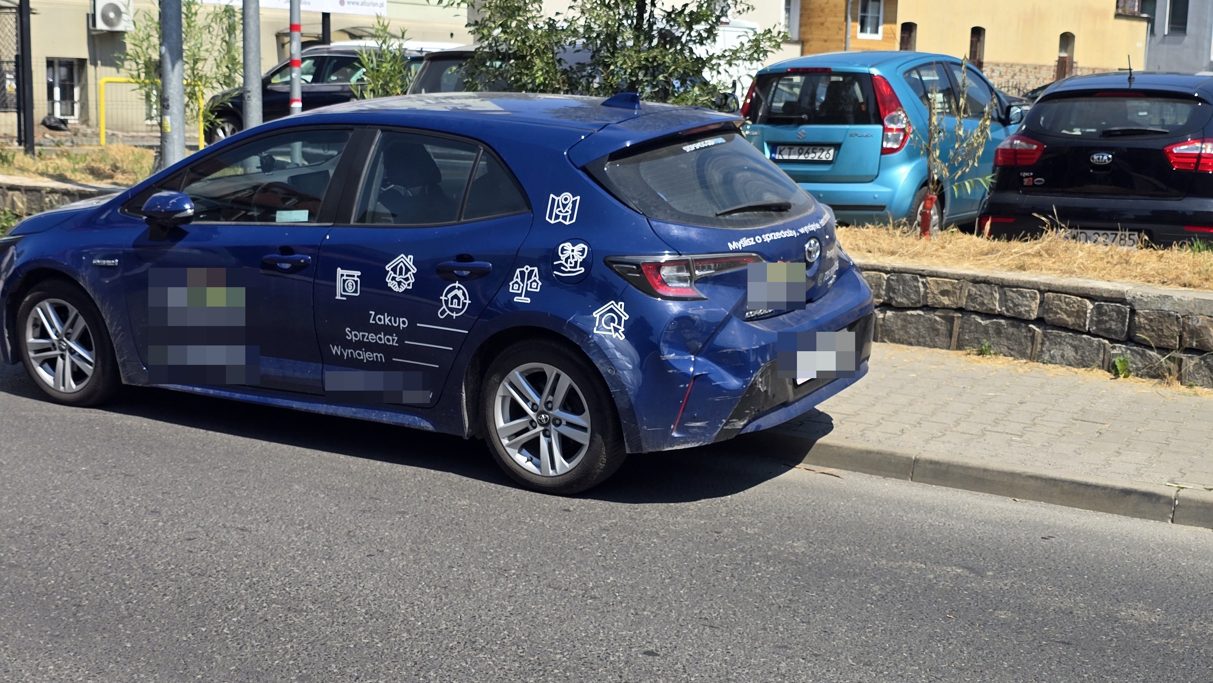Kolizja Toyoty i Audi