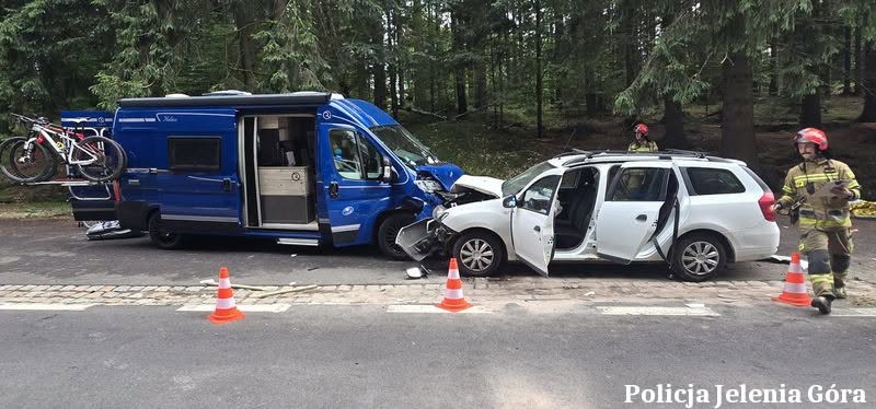 Groźne zderzenie przy Zakręcie Śmierci