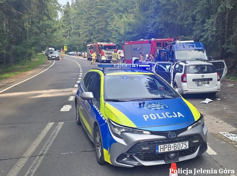 Groźne zderzenie przy Zakręcie Śmierci