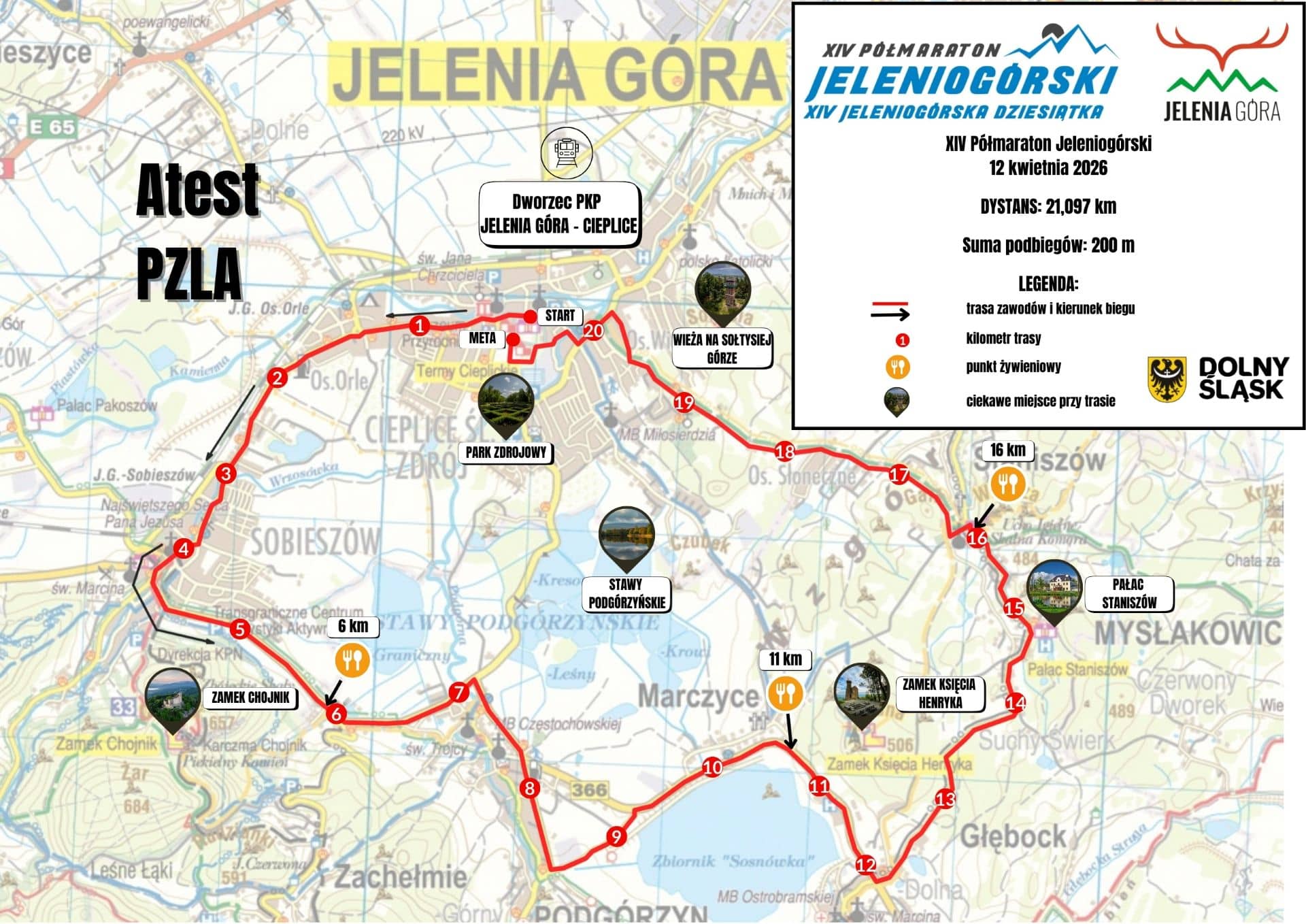 14. Półmaraton Jeleniogórski już w ten weekend