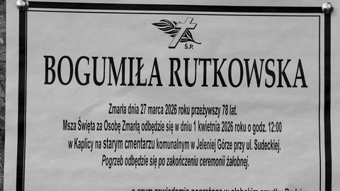 Zmarła Bogumiła Rutkowska