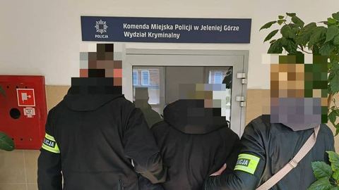 Chowali się przed policją