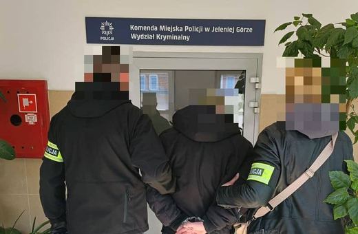 Chowali się przed policją