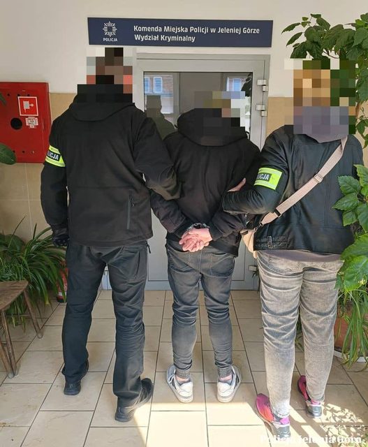 Chowali się przed policją