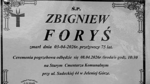 Zmarł Zbigniew Foryś