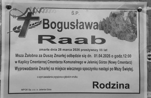 Zmarł Bogusław Raab