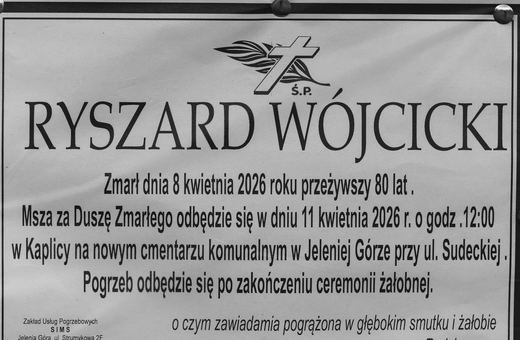 Zmarł Ryszard Wójcicki