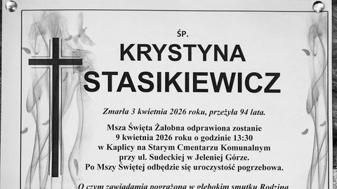 Zmarła Krystyna Stasikiewicz