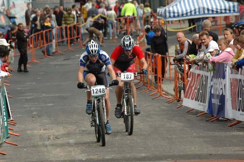 Rowerowe łamanie karku