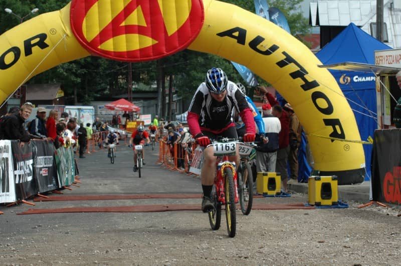 Rowerowe łamanie karku