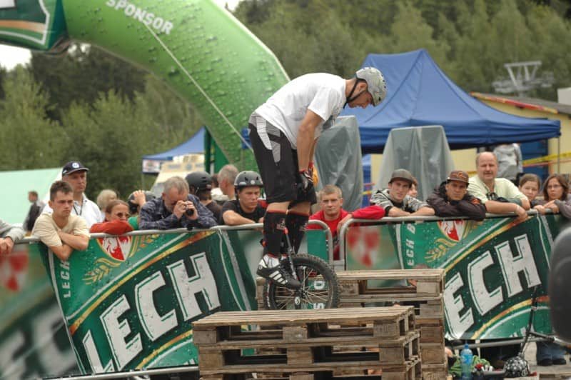 Rowerowe łamanie karku