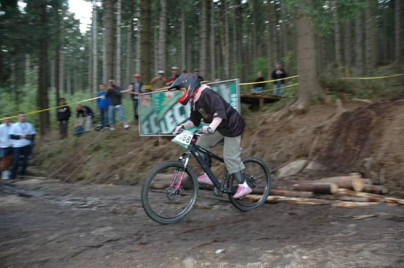 Rowerowe łamanie karku