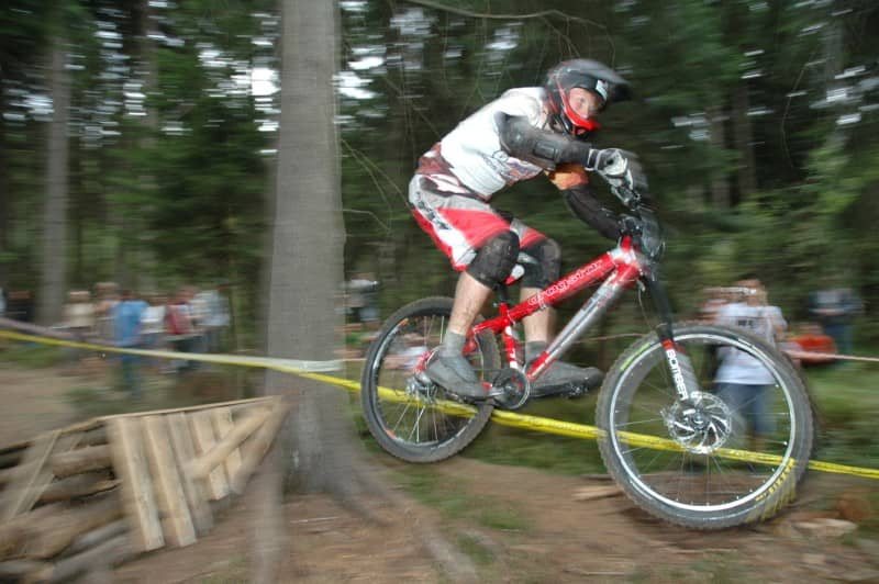 Rowerowe łamanie karku