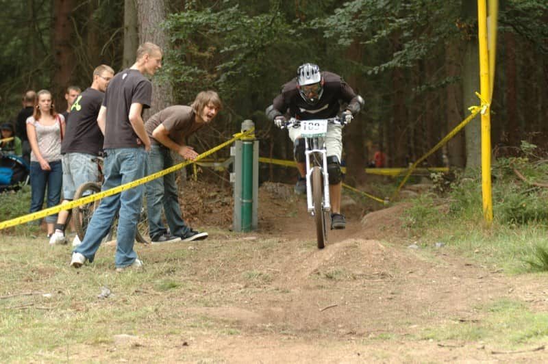 Rowerowe łamanie karku