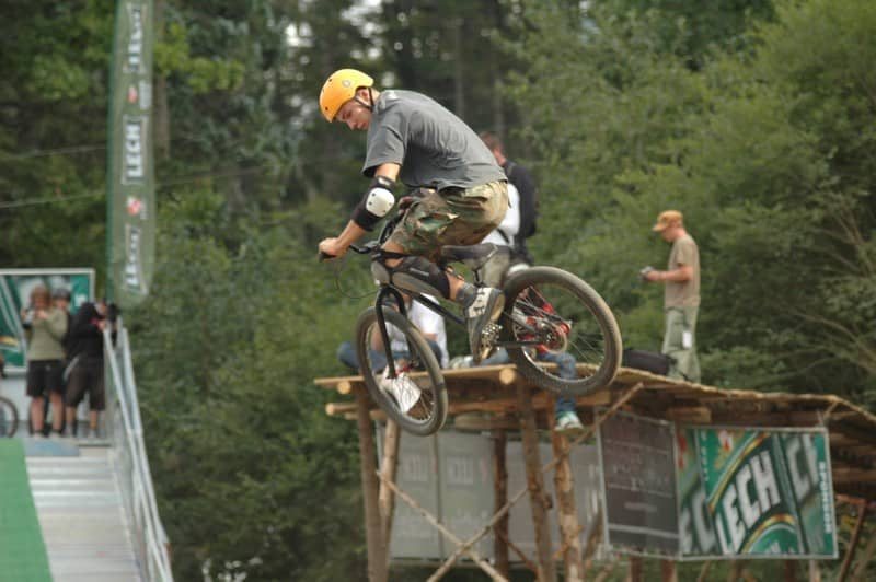 Rowerowe łamanie karku