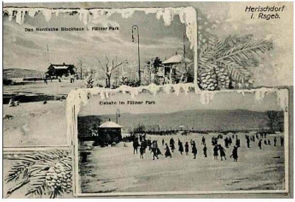 Przed 1945 rokiem lodowisko było na skutym lodem stawie w Parku Fuelnera (dziś Park Norweski).