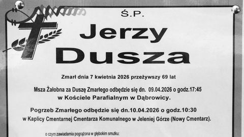 Zmarł Jerzy Dusza