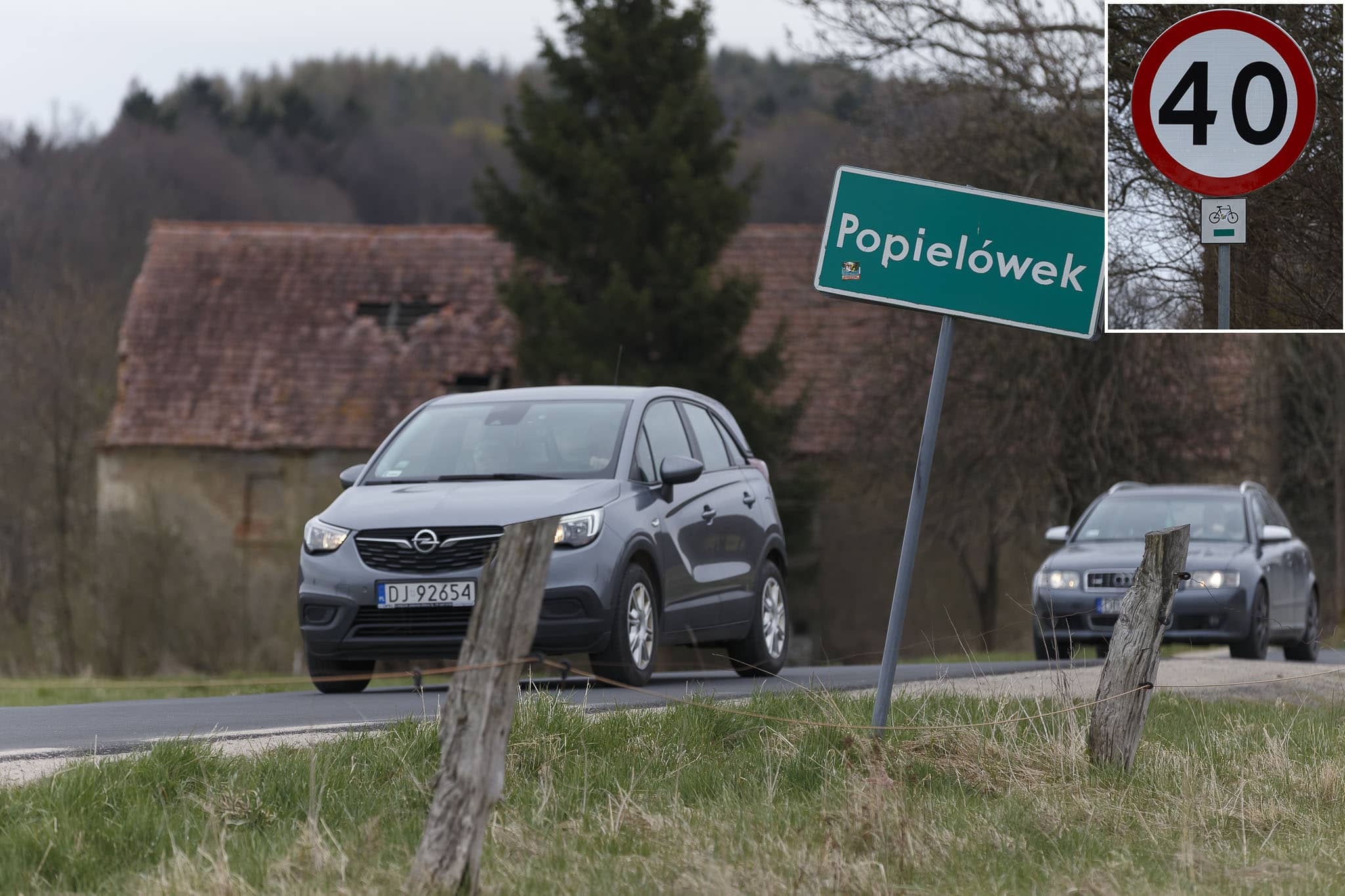 Rozjeżdżają drogę przez Popielówek