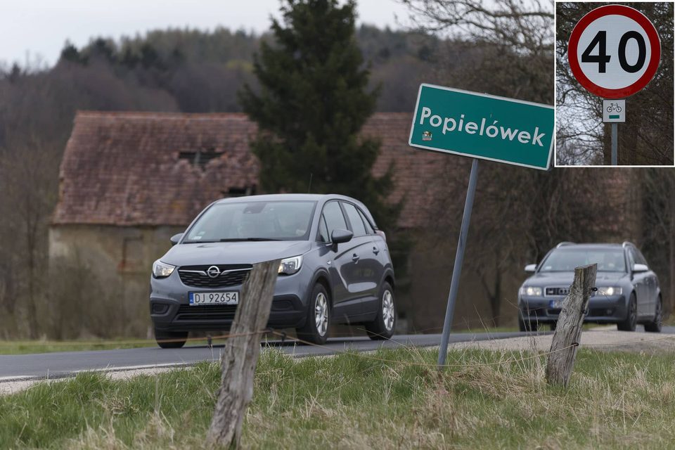 Rozjeżdżają drogę przez Popielówek