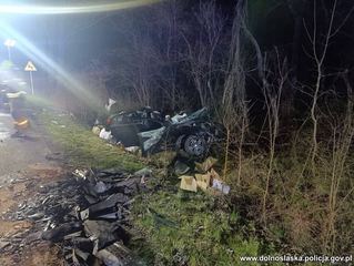 Dwóch młodych ludzi zginęło na drodze