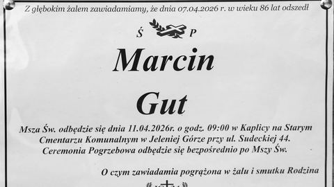 Zmarł Marcin Gut