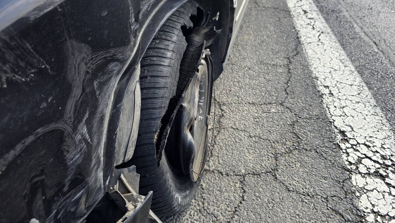 Passat z Audi starli się bokiem
