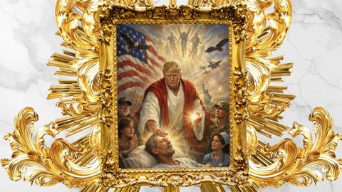 Trump chce być już nawet mesjaszem? Kościół interweniuje