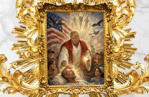 Trump chce być już nawet mesjaszem? Kościół interweniuje