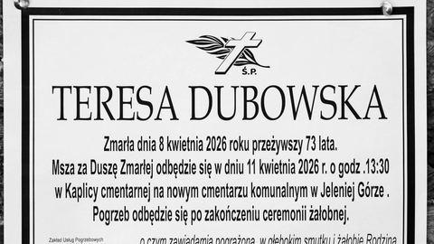 Zmarła Teresa Dubowska