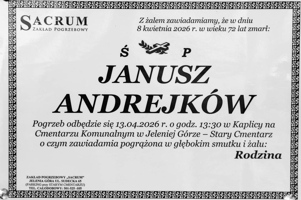 Zmarł Janusz Andrejków