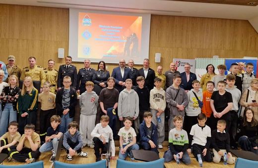 Młodzież rywalizowała w turnieju pożarniczym