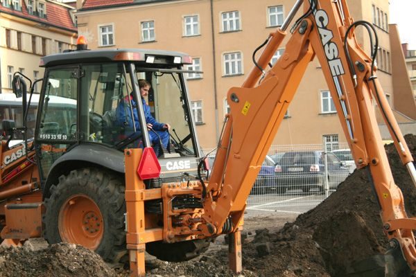 Wykopki w śródmieściu