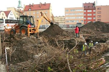 Wykopki w śródmieściu