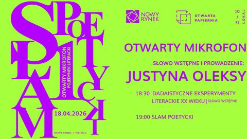 OTWARTY MIKROFON – nowy cykl slamów poetyckich w Otwartej Papierni