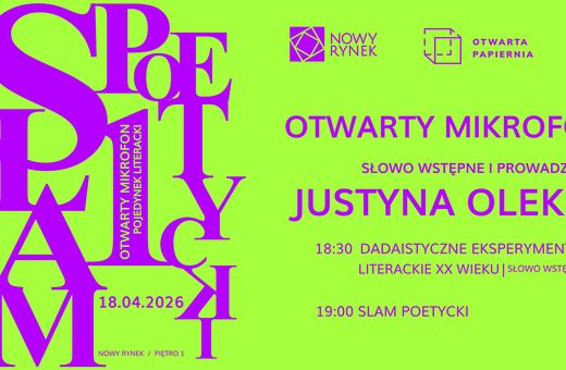 OTWARTY MIKROFON – nowy cykl slamów poetyckich w Otwartej Papierni