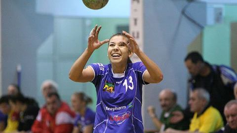 Sabina Kobzar zdobyła niemal polowę bramek jakie rzuciły jeleniogorzanki w meczu z Kłosem Olkusz