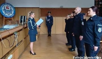 Nowe twarze w jeleniogórskiej Policji