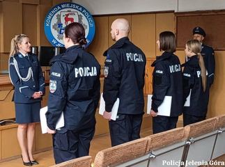 Nowe twarze w jeleniogórskiej Policji