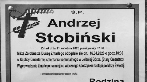 Zmarł Andrzej Stobiński