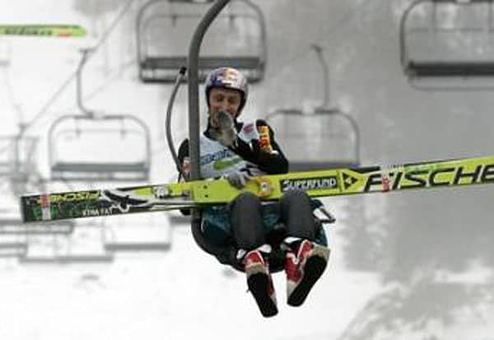 Adam Małysz w Harrachovie.