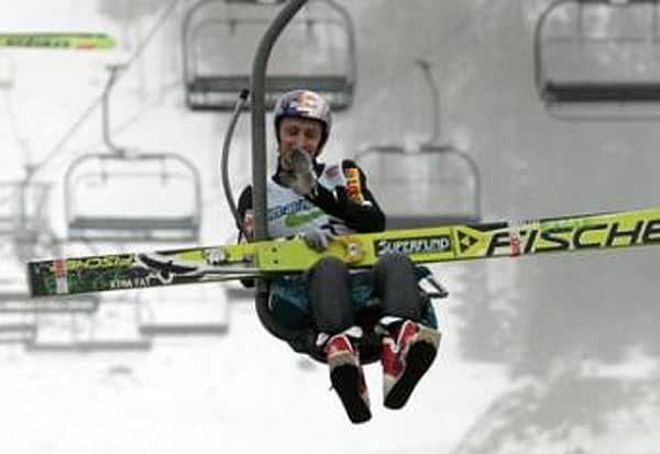 Adam Małysz w Harrachovie.
