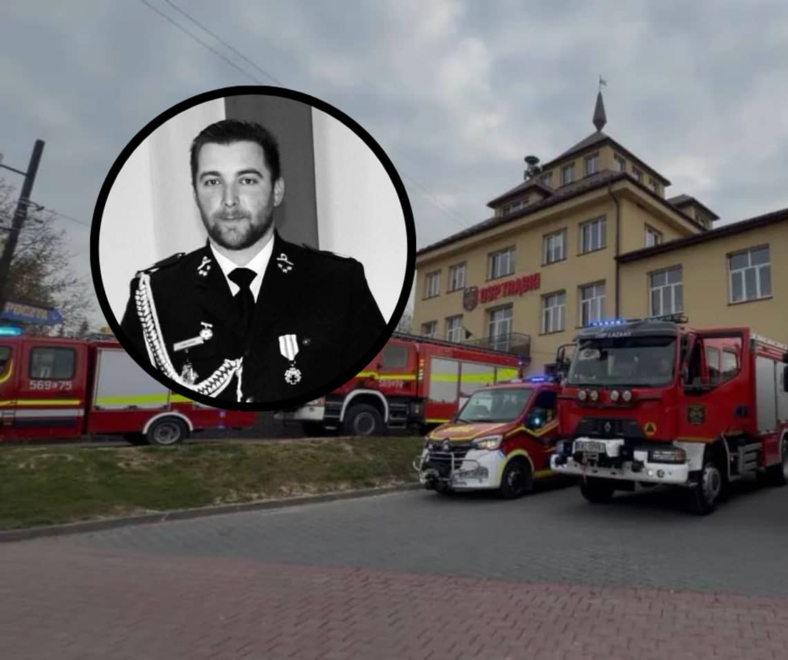 Zginął jadąc na akcję. Oddali mu cześć w całym kraju
